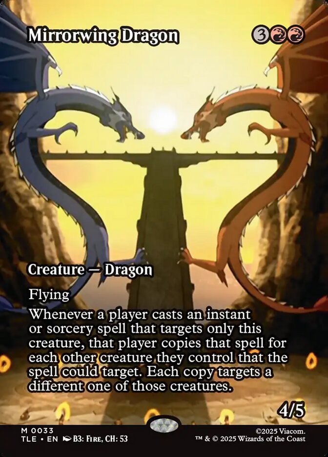 Mirrorwing Dragon 33 (Avatar: The Last Airbender: Eternal-Legal)  - Foil | Good Games North