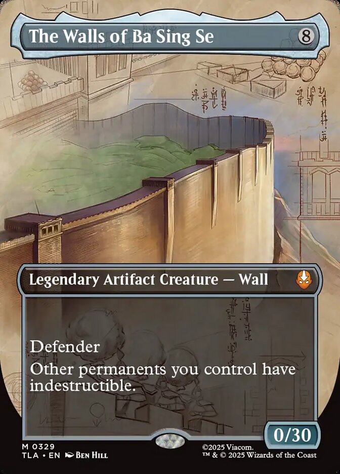 The Walls of Ba Sing Se Borderless 329 (Avatar: The Last Airbender)  - Foil | Good Games North