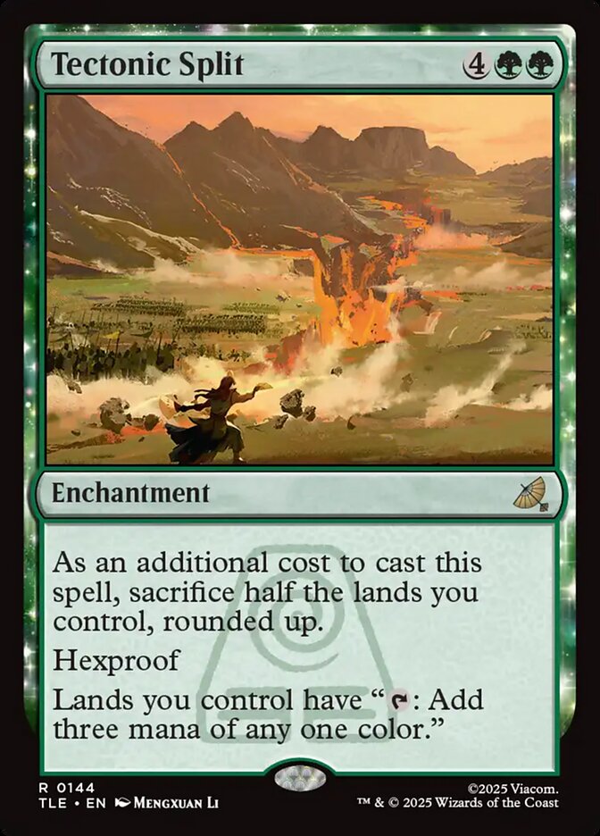 Tectonic Split 144 (Avatar: The Last Airbender: Eternal-Legal)  - Foil | Good Games North