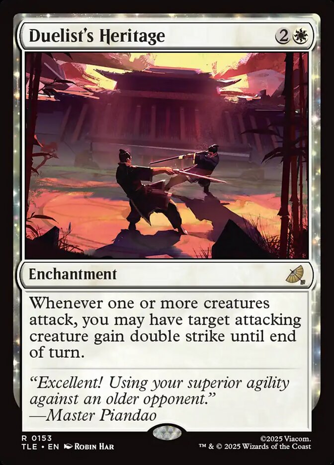 Duelist's Heritage 153 (Avatar: The Last Airbender: Eternal-Legal)  - Foil | Good Games North