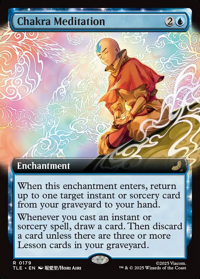 Chakra Meditation 179/317 (Avatar: The Last Airbender: Eternal-Legal)  - Extended Art Foil | Good Games North
