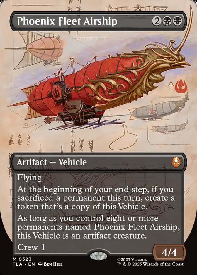 Phoenix Fleet Airship (Avatar: The Last Airbender)  - Foil | Good Games North