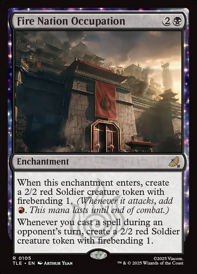 Fire Nation Occupation 105/317 (Avatar: The Last Airbender: Eternal-Legal)  - Foil | Good Games North
