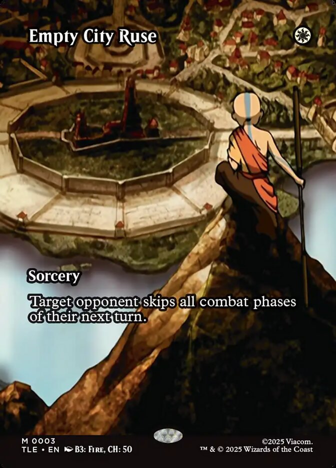 Empty City Ruse 3/317 (Avatar: The Last Airbender: Eternal-Legal)  - Borderless Foil | Good Games North