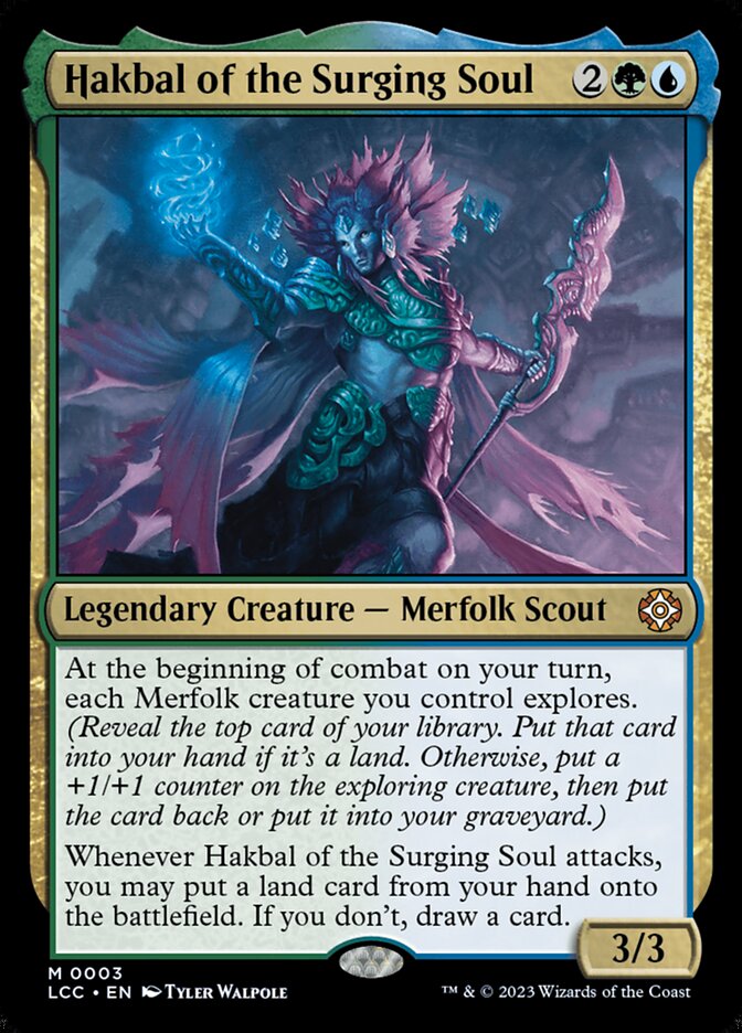 Hakbal of the Surging Soul (Commander: The Lost Caverns of Ixalan)  - Foil | Good Games North
