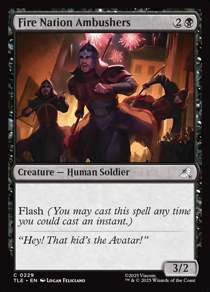 Fire Nation Ambushers (Avatar: The Last Airbender: Eternal-Legal)  - Foil | Good Games North