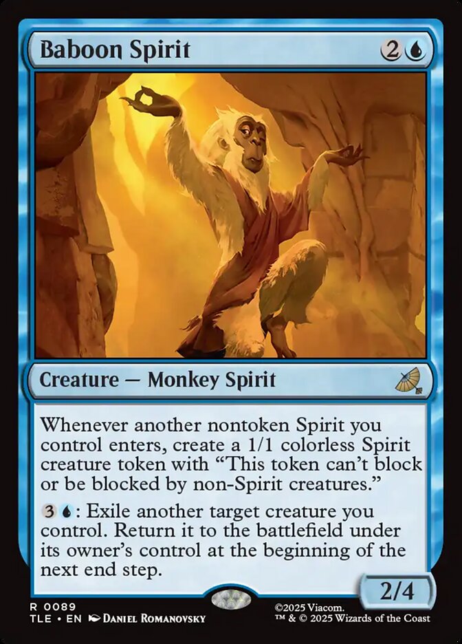 Baboon Spirit 89/317 (Avatar: The Last Airbender: Eternal-Legal)  - Foil | Good Games North