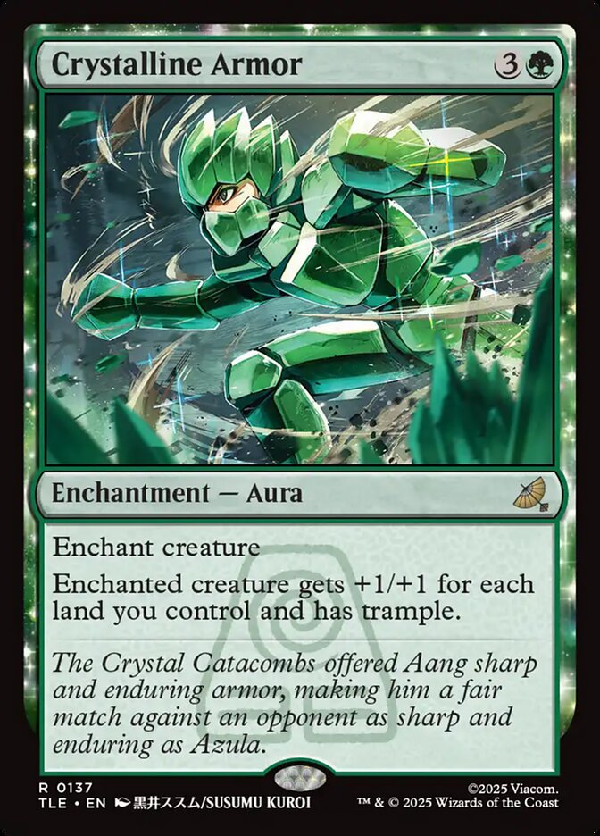 Crystalline Armor 137/317 (Avatar: The Last Airbender: Eternal-Legal)  - Foil | Good Games North