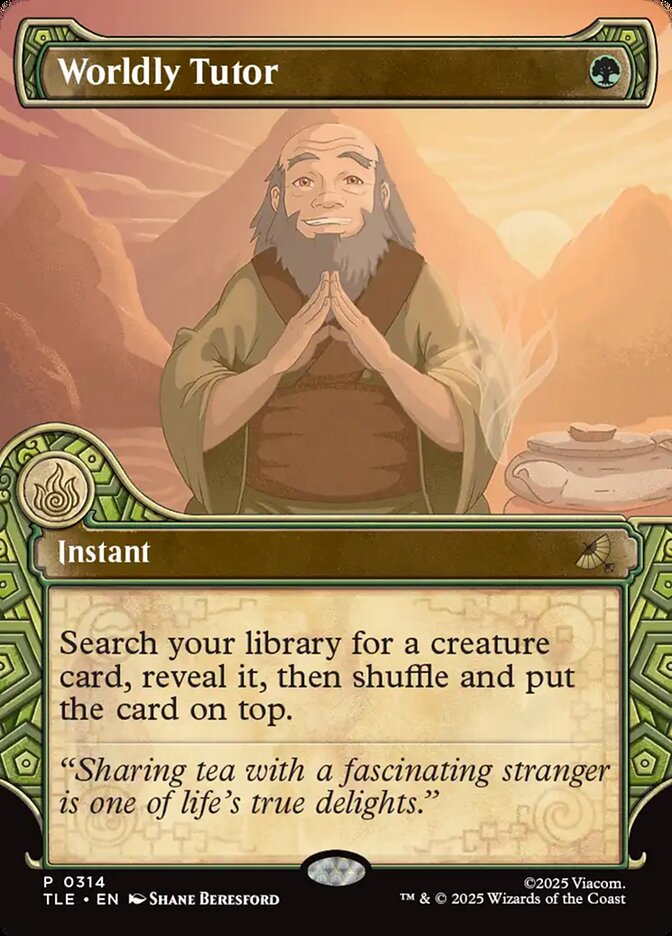 Worldly Tutor 314/317 (Avatar: The Last Airbender: Eternal-Legal)  - Showcase | Good Games North