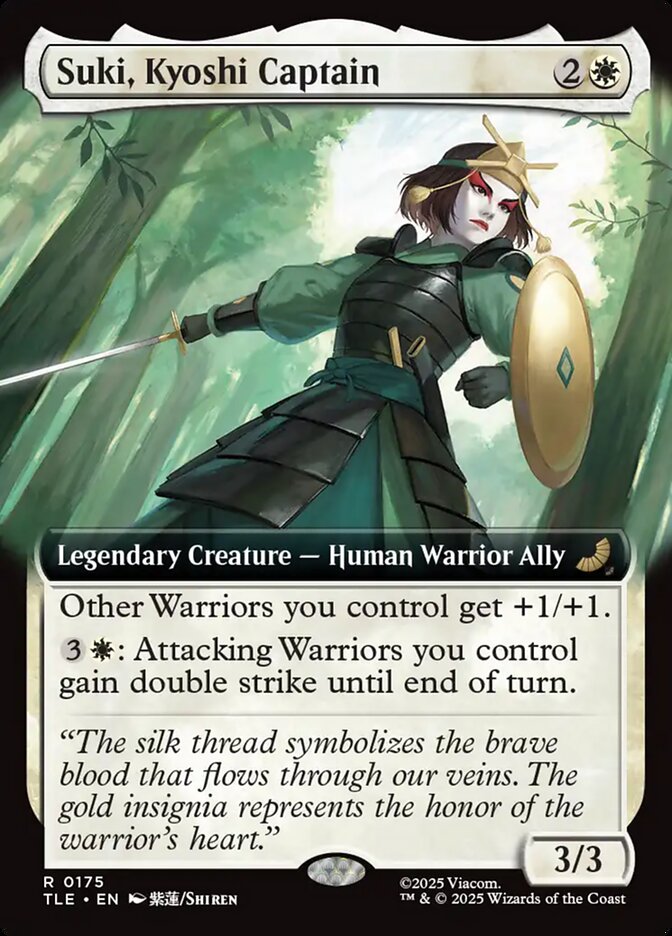 Suki, Kyoshi Captain 175 (Avatar: The Last Airbender: Eternal-Legal)  - Extended Art Foil | Good Games North