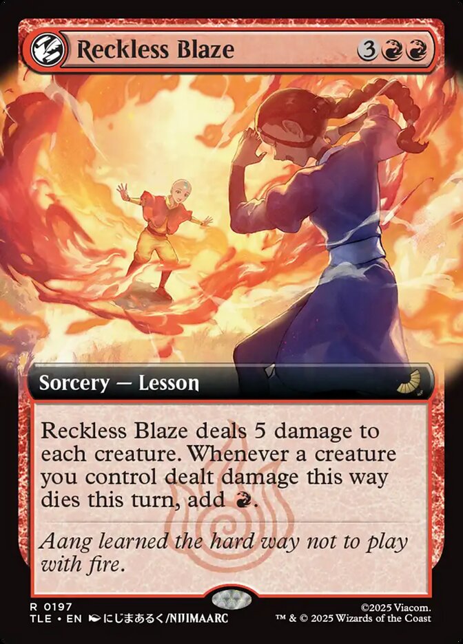 Reckless Blaze 197/317 (Avatar: The Last Airbender: Eternal-Legal)  - Extended Art | Good Games North