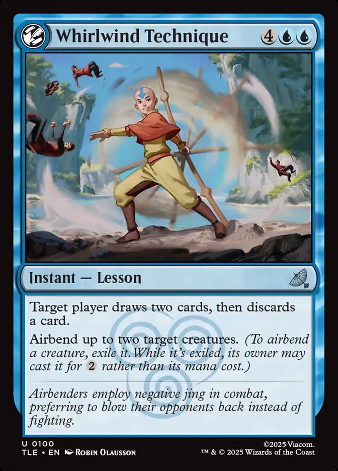 Whirlwind Technique 100 (Avatar: The Last Airbender: Eternal-Legal)  - Foil | Good Games North