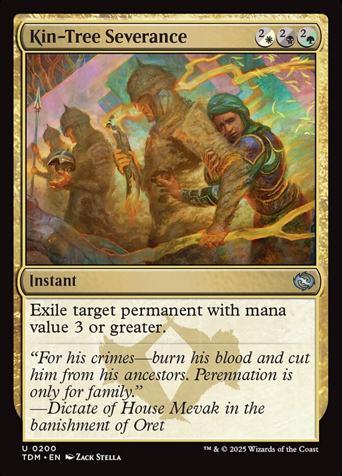 Kin-Tree Severance (Tarkir: Dragonstorm)  | Good Games North