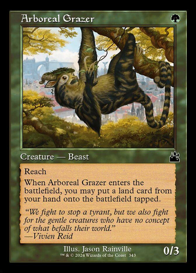 Arboreal Grazer (Ravnica Remastered)  - undefined | Good Games North