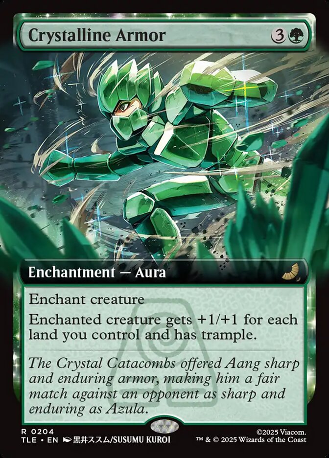 Crystalline Armor 204/317 (Avatar: The Last Airbender: Eternal-Legal)  - Extended Art Foil | Good Games North