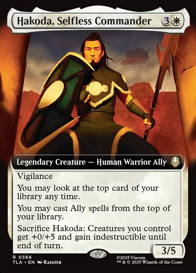Hakoda, Selfless Commander (Avatar: The Last Airbender)  - Foil | Good Games North