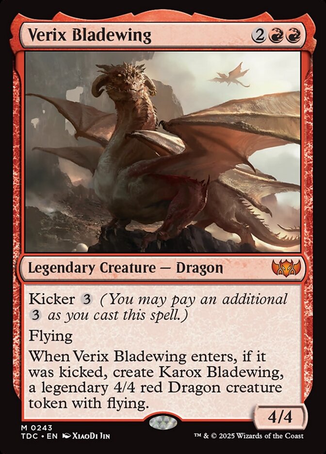 Verix Bladewing 243 (Commander: Tarkir: Dragonstorm)  | Good Games North