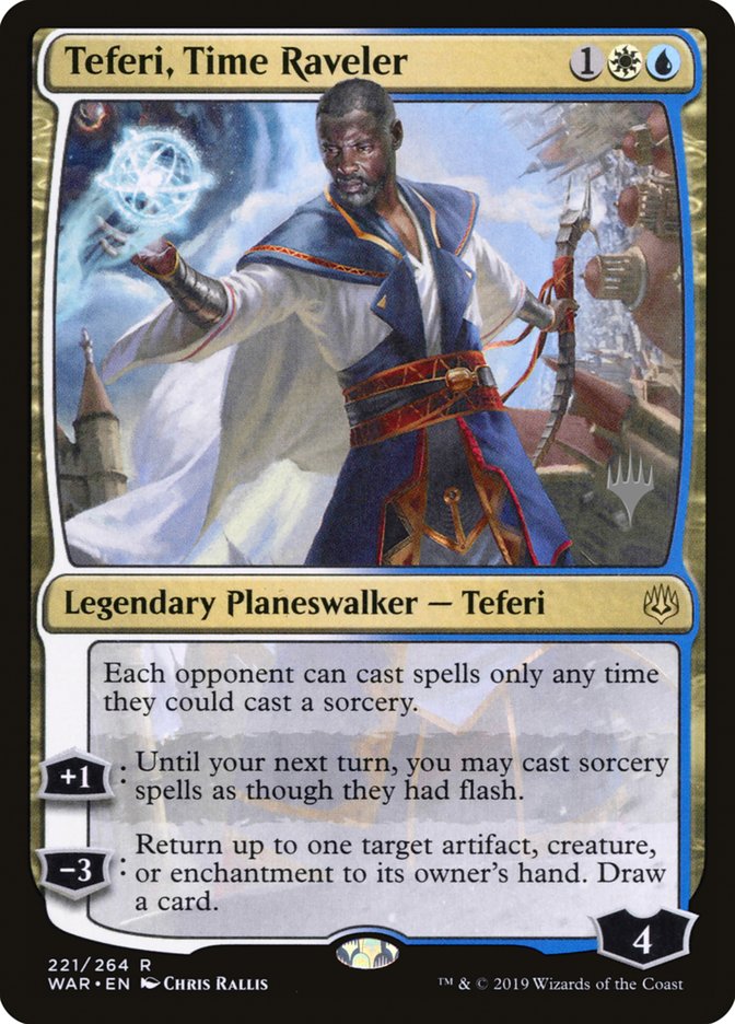 Teferi, Time Raveler 221 (Promo Pack: Throne of Eldraine)  | Good Games North