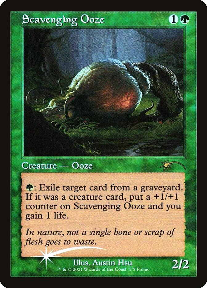 Scavenging Ooze Retro Frame 5 (WPN & Gateway Promos)  - Foil | Good Games North