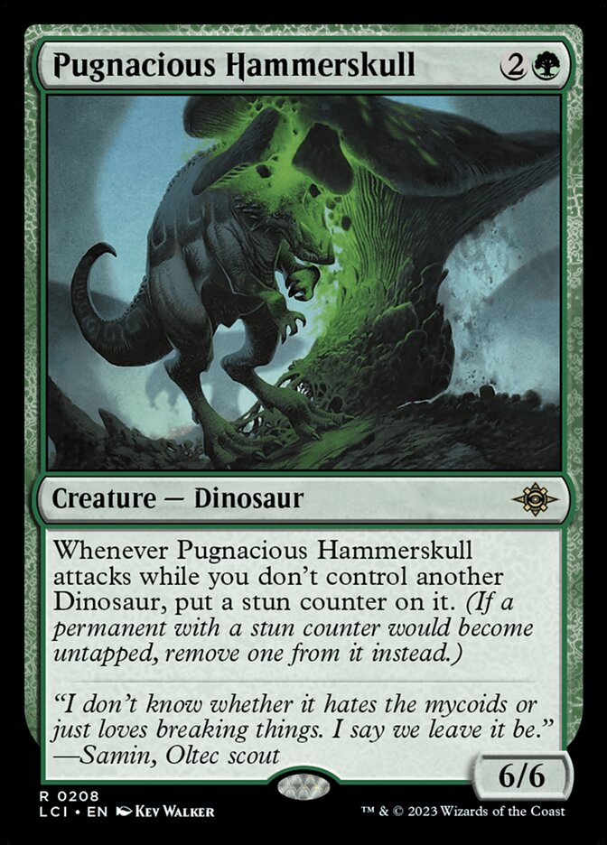 Pugnacious Hammerskull 208 (The Lost Caverns of Ixalan)  - Foil | Good Games North