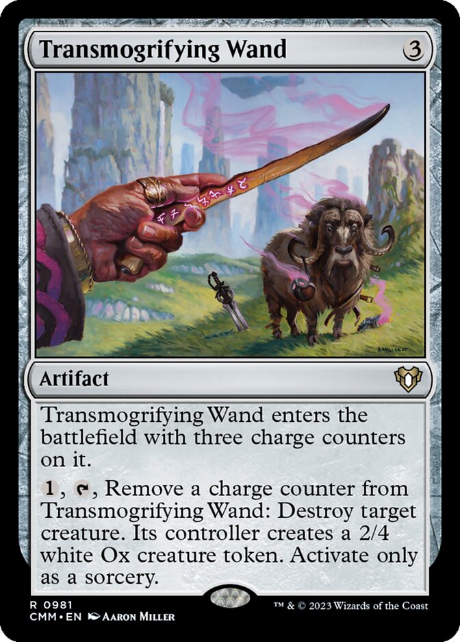 Transmogrifying Wand 981/451 (Commander Masters)  | Good Games North