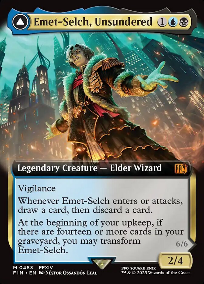 Emet-Selch, Unsundered // Hades, Sorcerer of Eld 483 (FINAL FANTASY)  - Foil | Good Games North