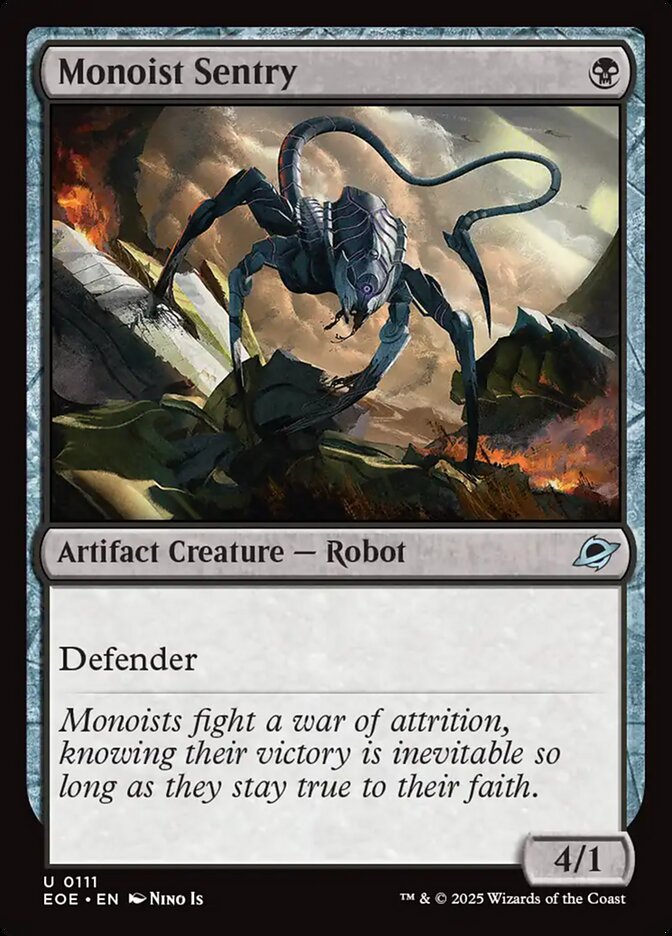 Monoist Sentry 111/276 (Edge of Eternities)  - Foil | Good Games North