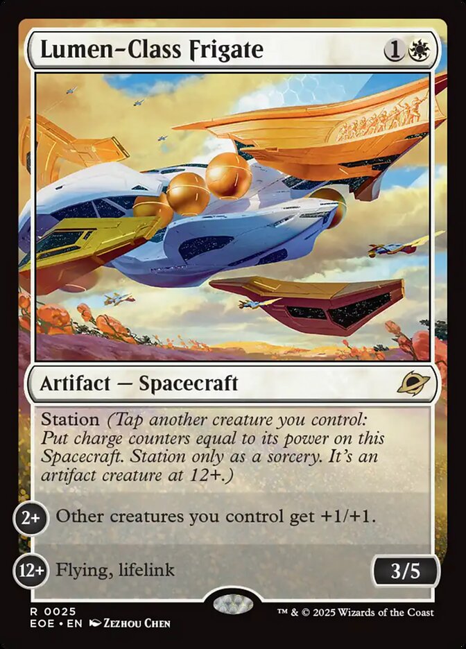 Lumen-Class Frigate (Edge of Eternities)  - Foil | Good Games North