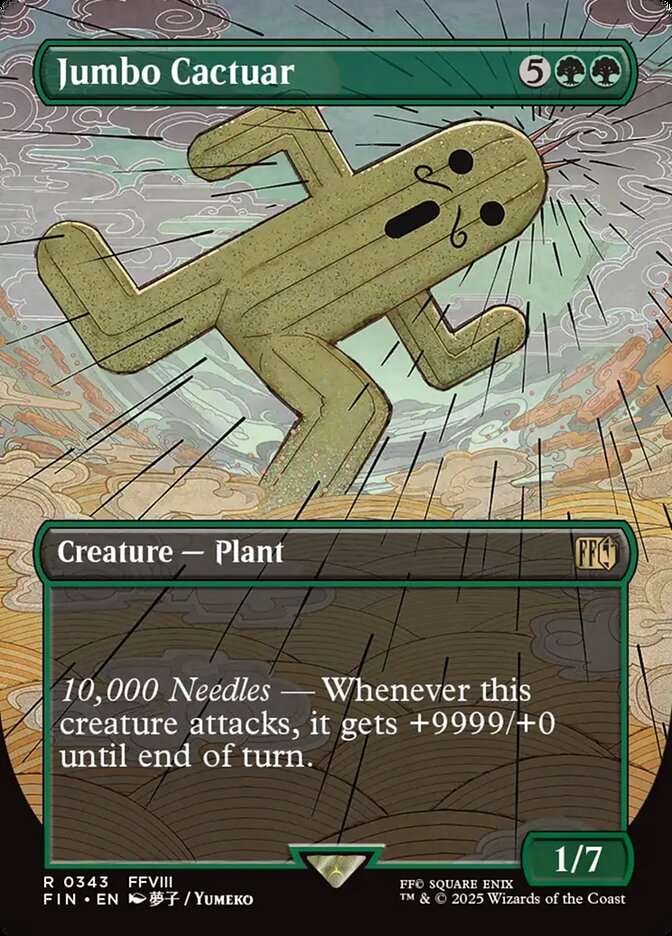 Jumbo Cactuar (FINAL FANTASY)  - Foil | Good Games North