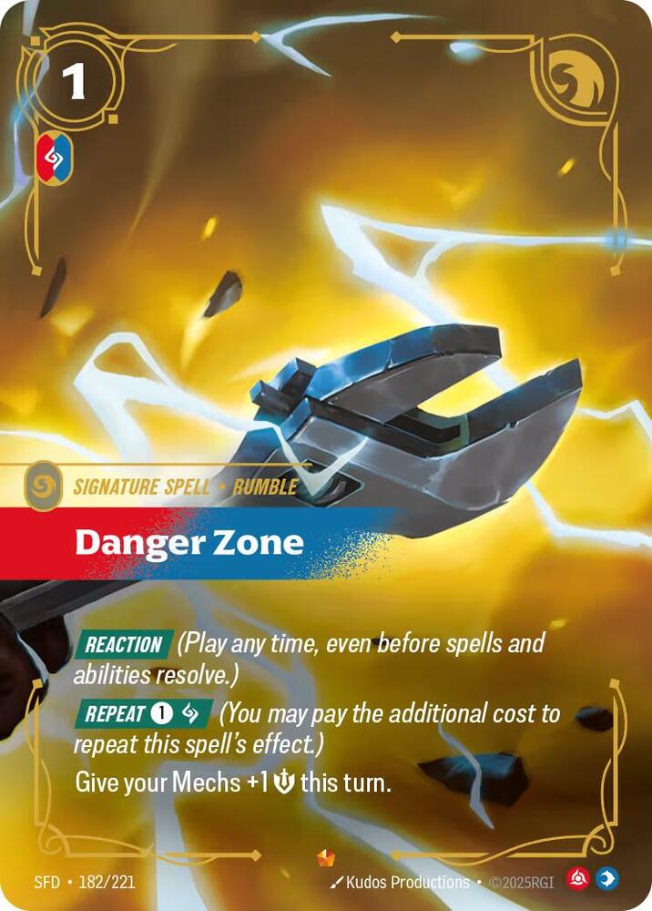 Danger Zone (Spiritforged)  - Foil | Good Games North