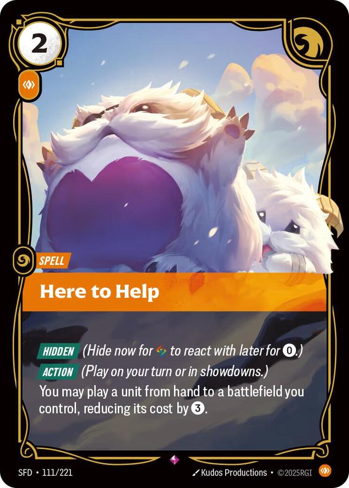 Here to Help (Spiritforged)  - Foil | Good Games North