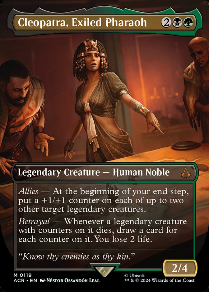 Cleopatra, Exiled Pharaoh (Universes Beyond: Assassin's Creed)  - Foil | Good Games North