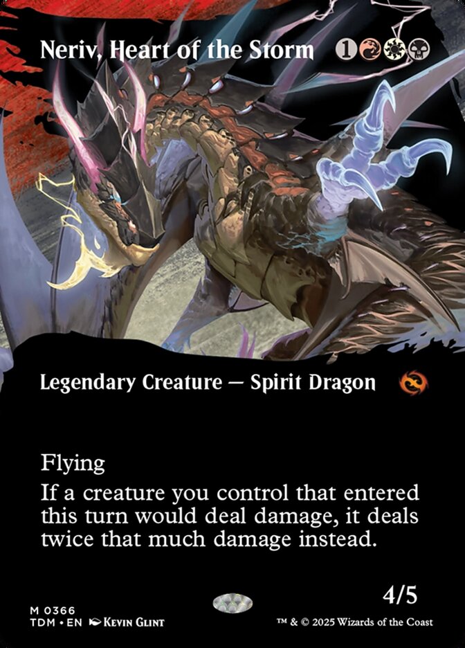 Neriv, Heart of the Storm (Tarkir: Dragonstorm)  - Foil | Good Games North