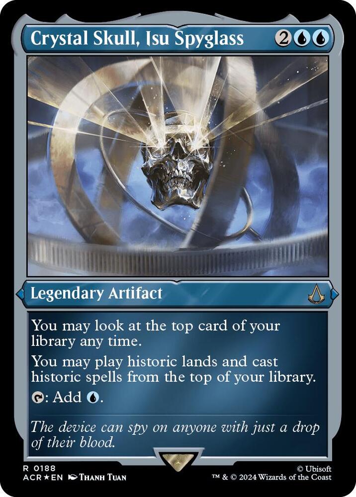 Crystal Skull Isu Spyglass Foil Etched (Universes Beyond: Assassin's Creed)  - Foil | Good Games North
