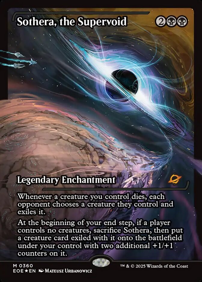 Sothera, the Supervoid 360/276 (Edge of Eternities)  - Showcase Foil | Good Games North