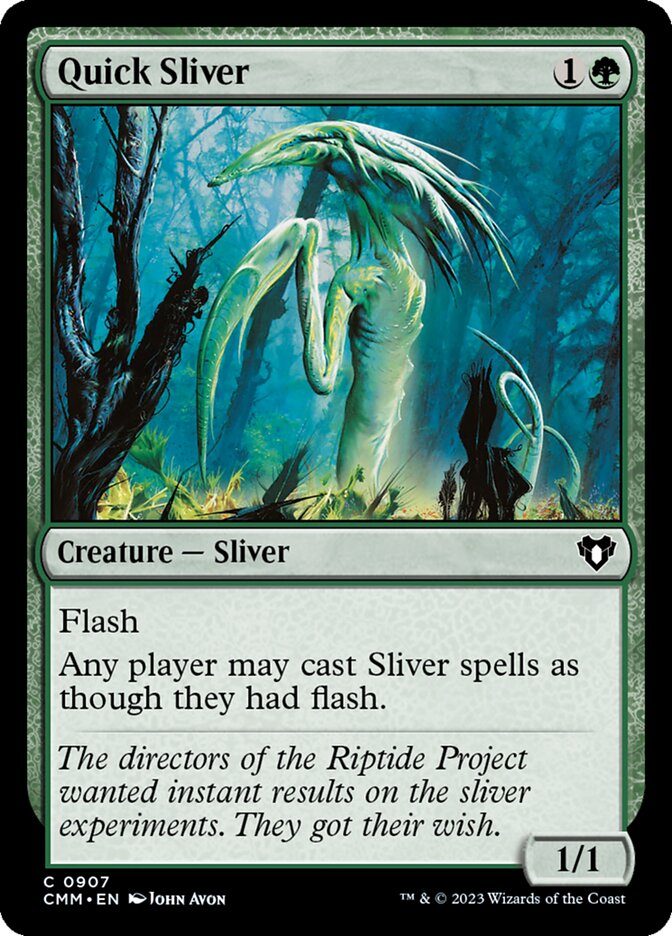 Quick Sliver 907/451 (Commander Masters)  | Good Games North