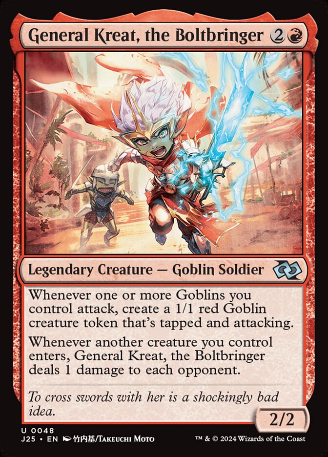 General Kreat, the Boltbringer (Foundations Jumpstart)  | Good Games North