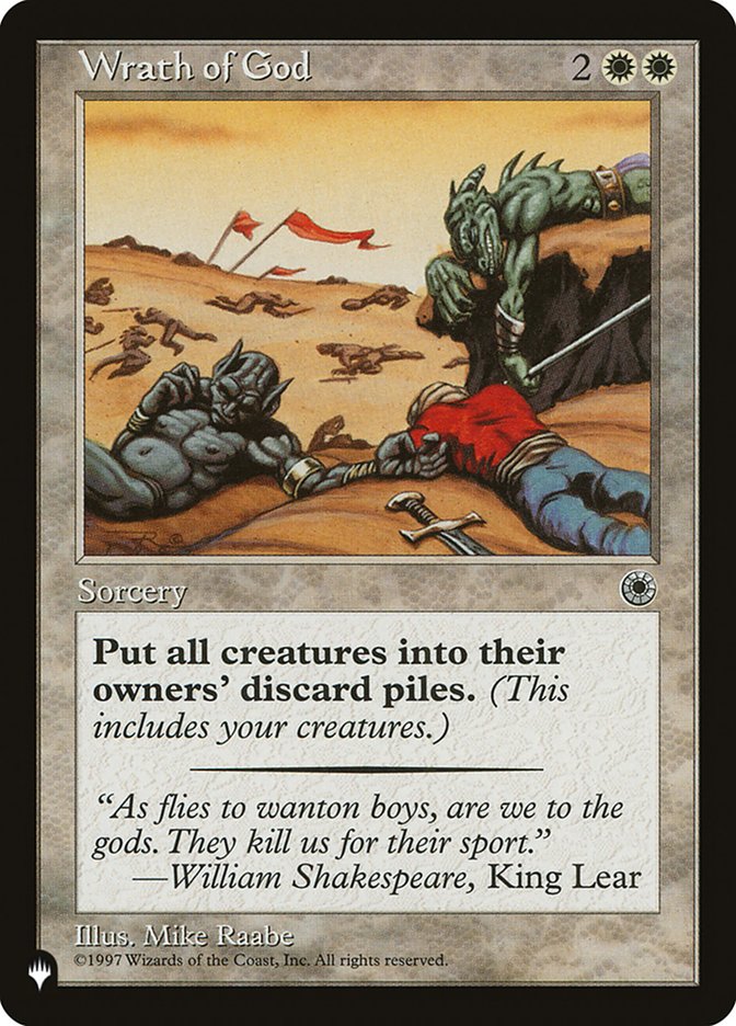 Wrath of God  (The List Reprints)  | Good Games North