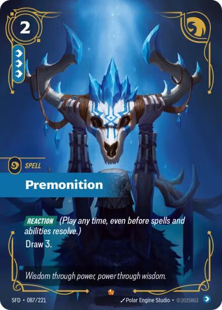 Premonition (Spiritforged)  - Foil | Good Games North