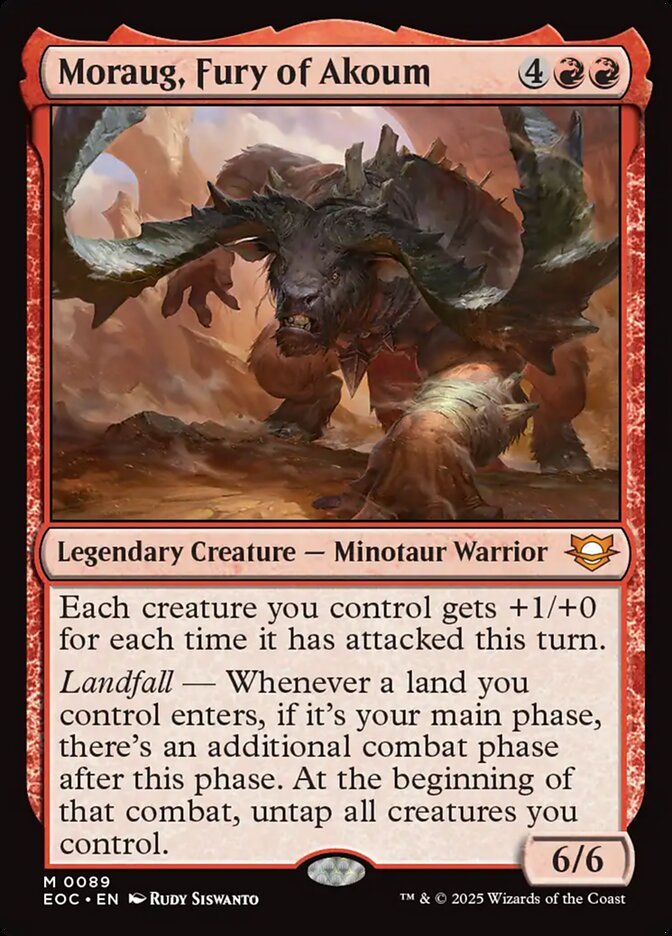 Moraug, Fury of Akoum 89 (Commander: Edge of Eternities)  | Good Games North