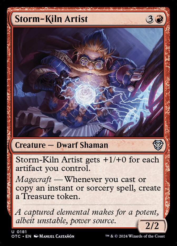 Storm-Kiln Artist 181/342 (Commander: Outlaws of Thunder Junction)  | Good Games North