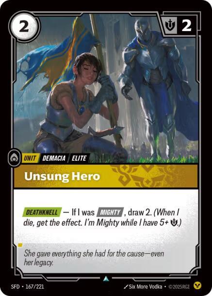 Unsung Hero 167/221 (Spiritforged)  | Good Games North