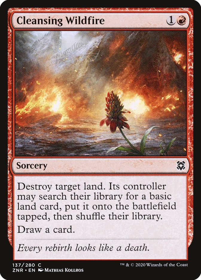 Cleansing Wildfire (Zendikar Rising)  | Good Games North