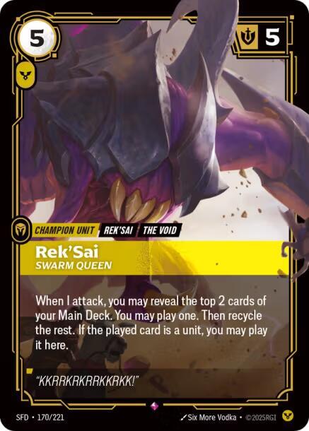 RekSai Swarm Queen (Spiritforged)  - Foil | Good Games North