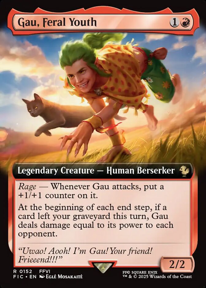 Gau, Feral Youth 152 (Commander: FINAL FANTASY)  - Extended Art | Good Games North