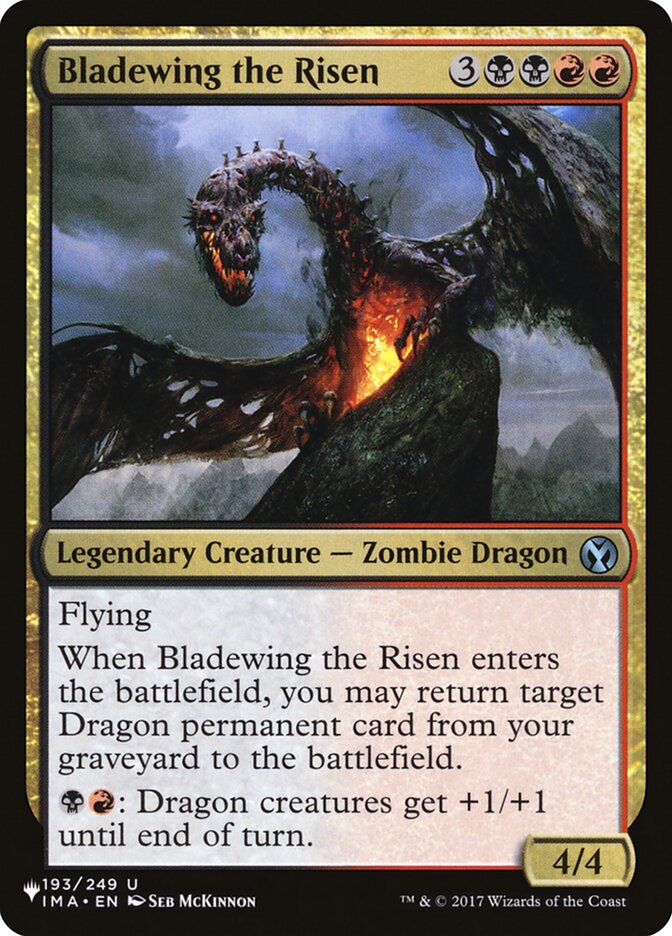 Bladewing the Risen (The List Reprints)  | Good Games North