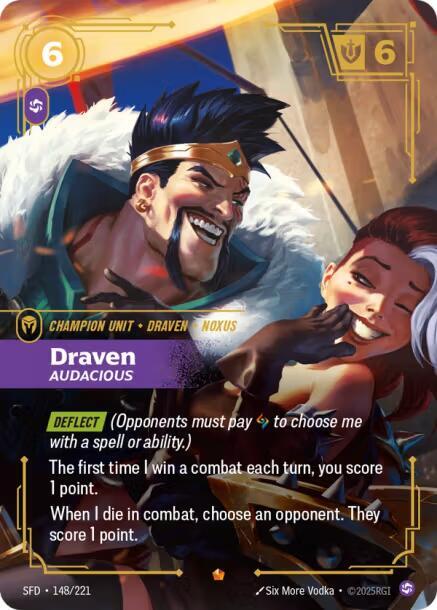 Draven Audacious (Spiritforged)  - Foil | Good Games North