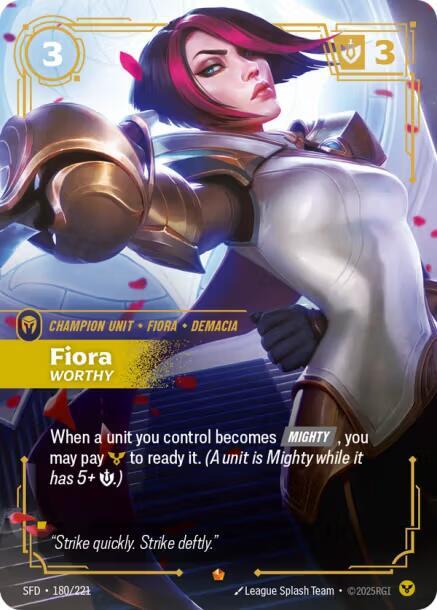 Fiora Worthy (Spiritforged)  - Foil | Good Games North