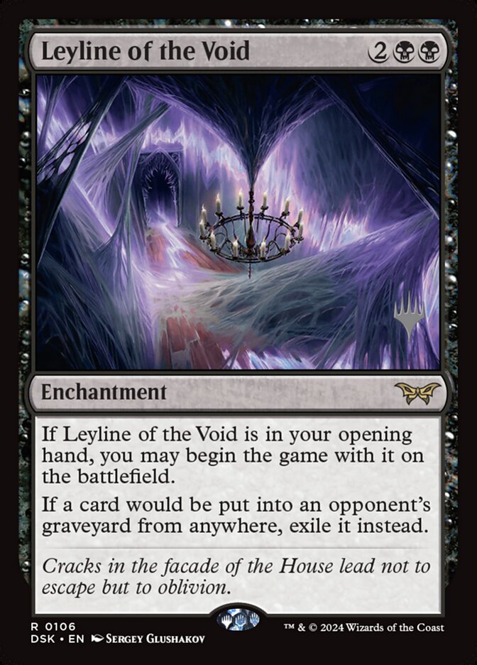 Leyline of the Void (Promo Pack: Duskmourn: House of Horror)  - Foil | Good Games North