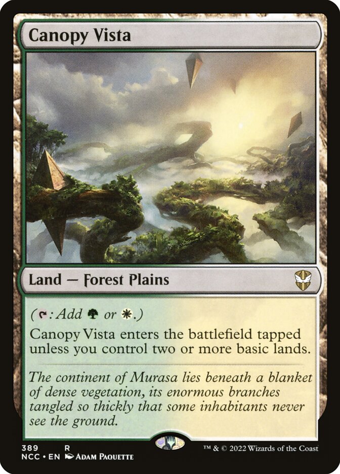 Canopy Vista (Commander: Streets of New Capenna)  | Good Games North